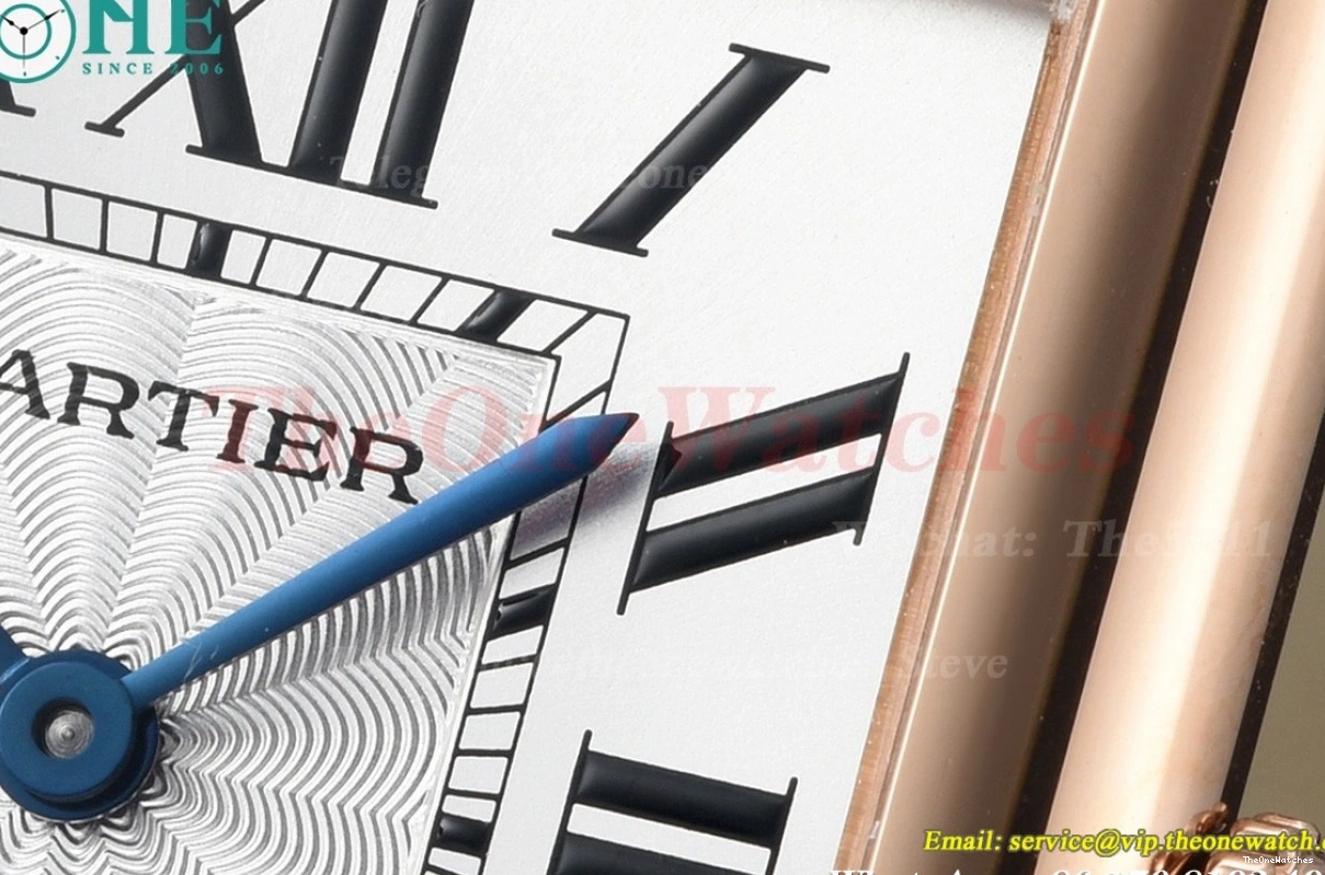 Tank White Brown Quartz Dial RG LE 25.5mm F1F Louis 0418